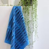 Blue Sardine Tea Towel