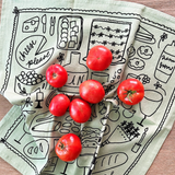 Sage Green Picnic Tea Towel