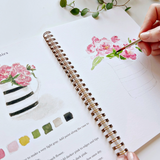 Bouquets Watercolour Workbook