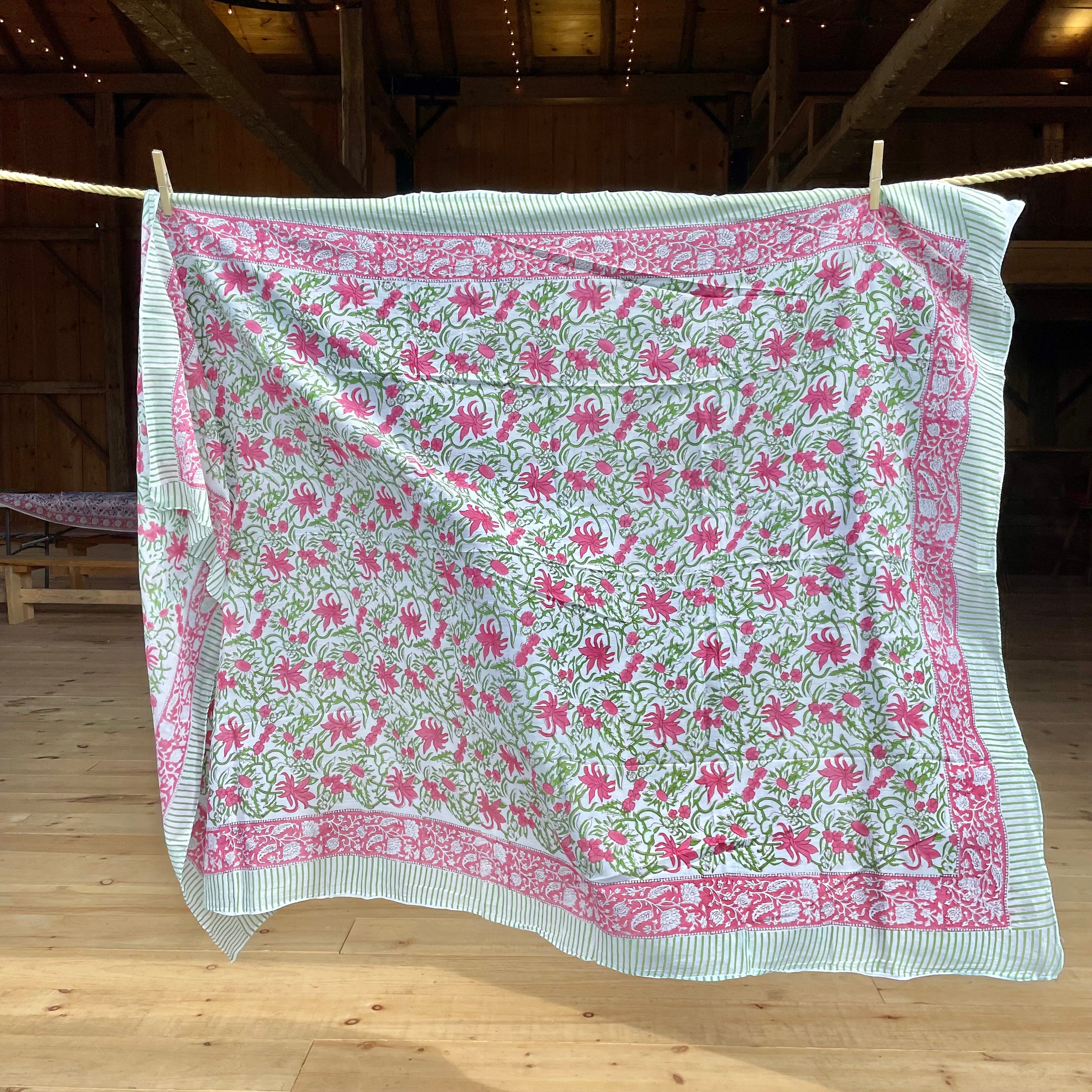 Hand Block Cotton Sarong