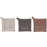 Embroidered Pot Holder