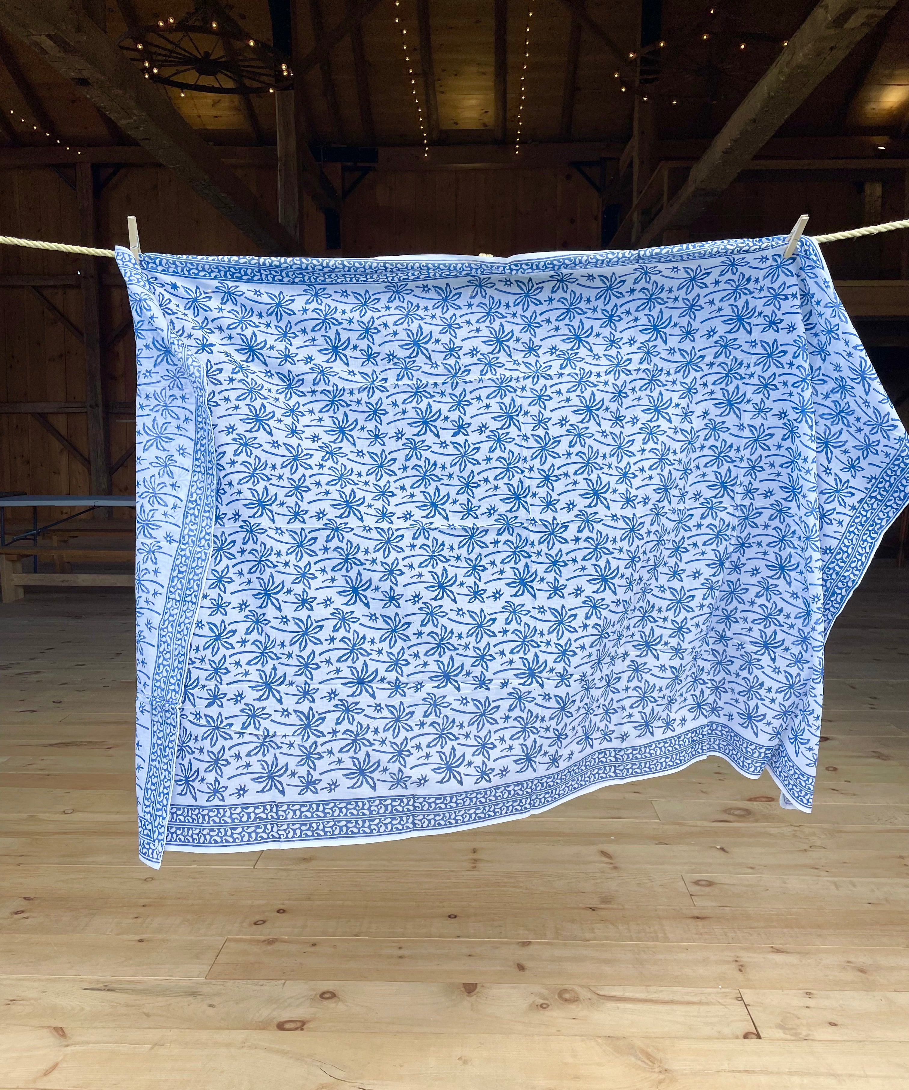 Hand Block Cotton Sarong