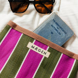 Pouch | Brown/ Olive/ Pink