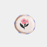 Flower Trinket Tray-Ceramic Trinket Ring Dish-Jewelry Tray